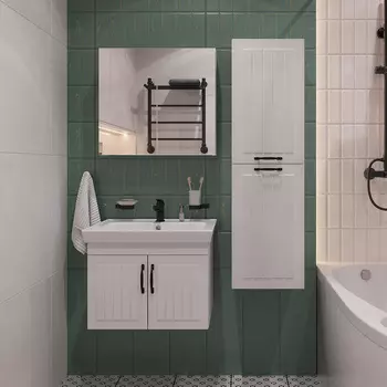 Мебель для ванной DIWO Сочи 60 подвесная, белый