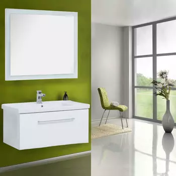 Мебель для ванной Dreja Big Inn 100 белый глянец