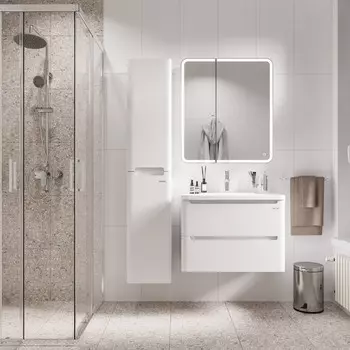 Мебель для ванной Grossman Адель 70 с 2 ящ. белая, подвесная