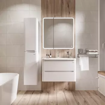 Мебель для ванной Grossman Адель 80 с 2 ящ. белая, подвесная