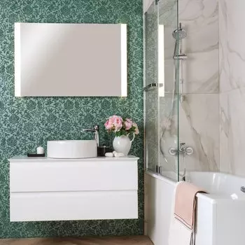 Мебель для ванной Jacob Delafon Madeleine 100 белый матовый с подсветкой