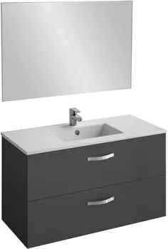 Мебель для ванной Jacob Delafon Ola 100 серый антрацит