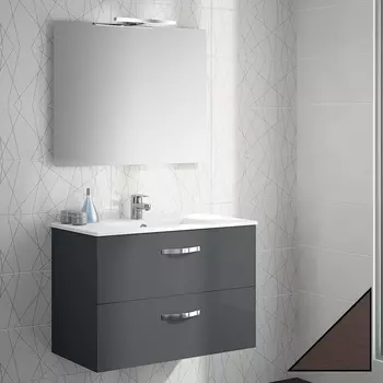 Мебель для ванной Jacob Delafon Ola 80 темный дуб (ДУБЛЬ)