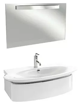 Мебель для ванной Jacob Delafon Presquile 100 белый лак, 1 ящик