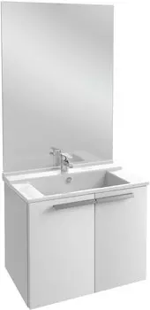 Мебель для ванной Jacob Delafon Struktura 80 белый блестящий, 2 дверцы