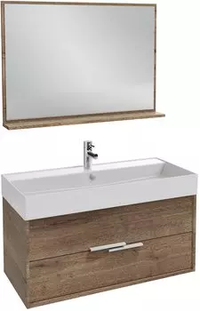 Мебель для ванной Jacob Delafon Vivienne 100 дуб табак, ручки на выбор