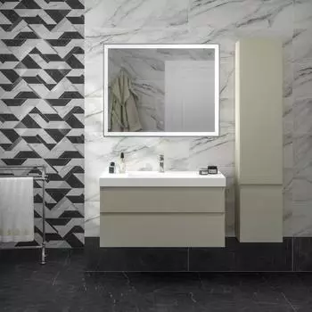 Мебель для ванной Kerama Marazzi Cubo 100 подвесная, лимо матовый