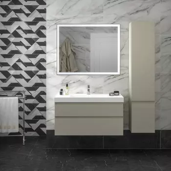 Мебель для ванной Kerama Marazzi Cubo 80 подвесная, лимо матовый