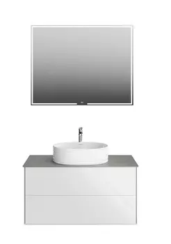 Мебель для ванной Kerama Marazzi Plaza Modern 100 подвесная, 2 ящика, белый