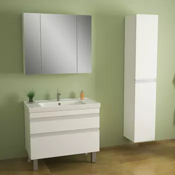 Мебель для ванной комнаты Dreja.eco Grace Plus 90 белый глянец