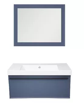 Мебель для ванной La Fenice Elba 100 подвесная, синяя