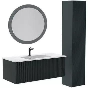 Мебель для ванной La Fenice Terra 100 подвесная, серая