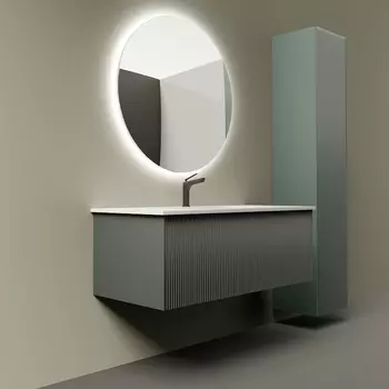 Мебель для ванной La Fenice Terra 80 подвесная, серая