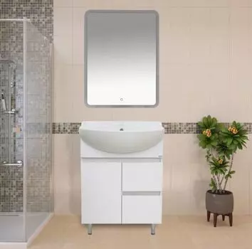 Мебель для ванной Misty Амур 60 напольная с 2 ящиками