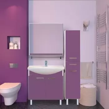 Мебель для ванной Misty Джулия 85 сиреневая