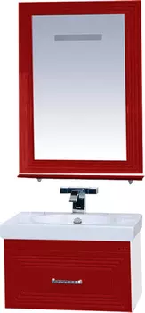 Мебель для ванной Misty Европа 60 красная эмаль