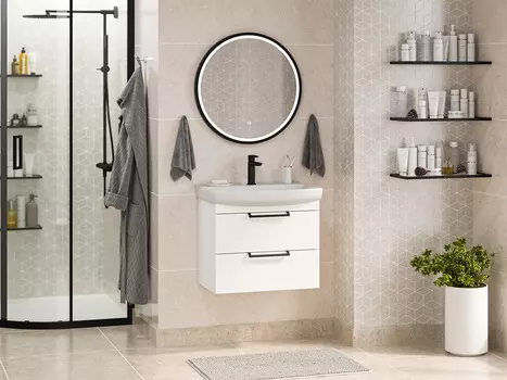 Мебель для ванной Misty Клермонт 60 подвесная, белый