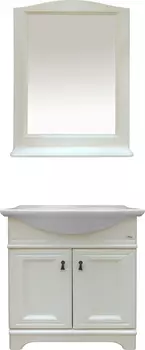 Мебель для ванной Misty Лувр 75 слоновая кость