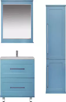 Мебель для ванной Misty Марта 60 напольная, голубая