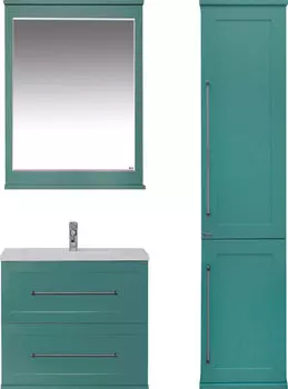 Мебель для ванной Misty Марта 60 подвесная, бирюзовая