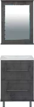 Мебель для ванной Misty Марта 60 темный бетон