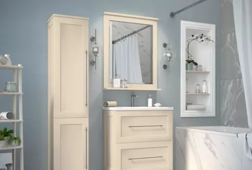 Мебель для ванной Misty Марта 70 подвесная, бежевая