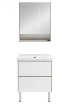 Мебель для ванной Misty Мускат 70 с 2 ящ. дуб галифакс белый