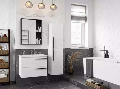 Мебель для ванной Misty Ненси 70 подвесная, белый