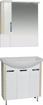 Мебель для ванной Misty Престиж 80 золотая патина