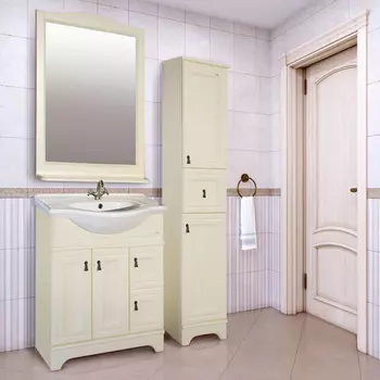 Мебель для ванной Misty Ватикан 75 слоновая кость