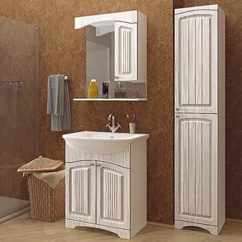 Мебель для ванной Mixline Крит 65 патина серебро