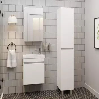 Мебель для ванной Onika Милтон 45 подвесная, белая