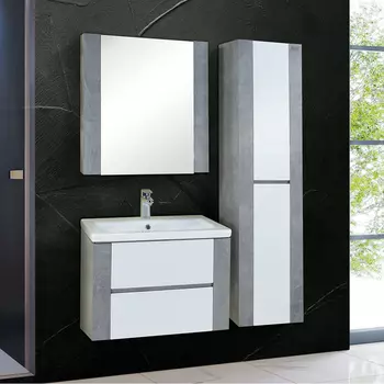 Мебель для ванной Onika Стоун 70.13, ателье светлое