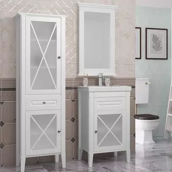 Мебель для ванной Opadiris Палермо 50 R белая матовая