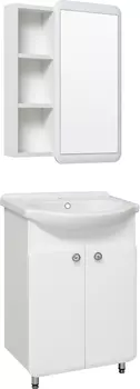 Мебель для ванной Runo Капри 55 белая