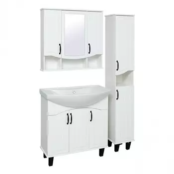 Мебель для ванной Runo Марсель 80 напольная