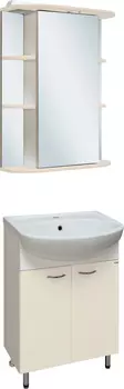 Мебель для ванной Runo Уют 55 бежевая
