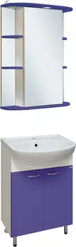 Мебель для ванной Runo Уют 55 синяя