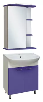 Мебель для ванной Runo Уют 60 синяя