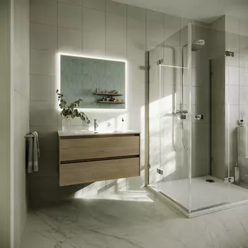 Мебель для ванной Sancos Cento 90 подвесная, карпатская ель