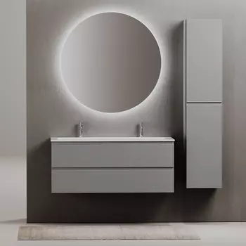 Мебель для ванной Sancos Folk 120 подвесная, Ergraut soft (раковина Element CN7016)