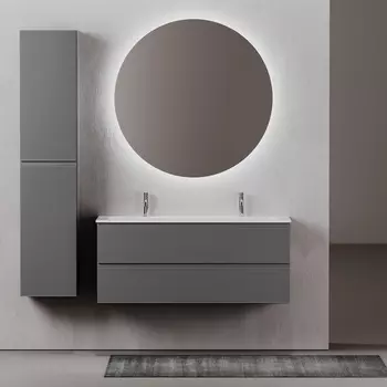 Мебель для ванной Sancos Folk 120 подвесная, Grey soft (раковина Element CN7016)