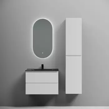 Мебель для ванной Sancos Folk 70 подвесная, 2 ящика, Bianco (раковина CN7007MB)