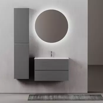 Мебель для ванной Sancos Folk 80 подвесная, Grey soft