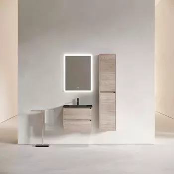 Мебель для ванной Sancos Libra 60 подвесная, дуб галифакс натуральный (раковина CN7001MB)