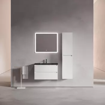 Мебель для ванной Sancos Libra 80 подвесная, белый глянец (раковина CN7005MB)