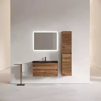 Мебель для ванной Sancos Libra 90 подвесная, дуб чарльстон (раковина CN7002MB)