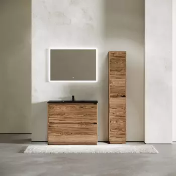 Мебель для ванной Sancos Libra Floor 100 напольная, дуб чарльстон (раковина CN7003MB)