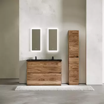 Мебель для ванной Sancos Libra Floor 120 напольная, под двойную раковину, дуб чарльстон (раковина CN7004MB)