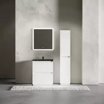 Мебель для ванной Sancos Libra Floor 70 напольная, белый глянец (раковина CN7007MB)